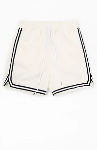 Mitchell & Ness Cream Gameday Mesh Shorts
