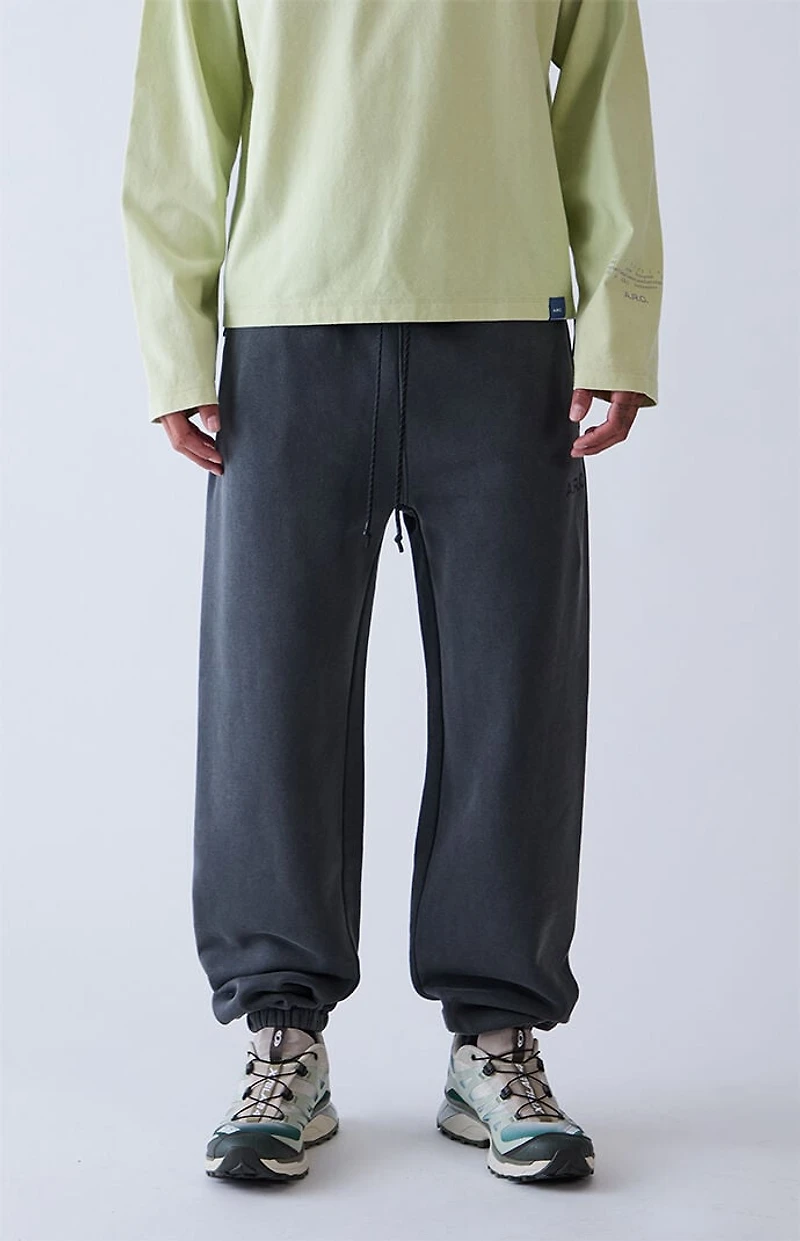 A.R.C. Black Fleece Jogger Sweatpants