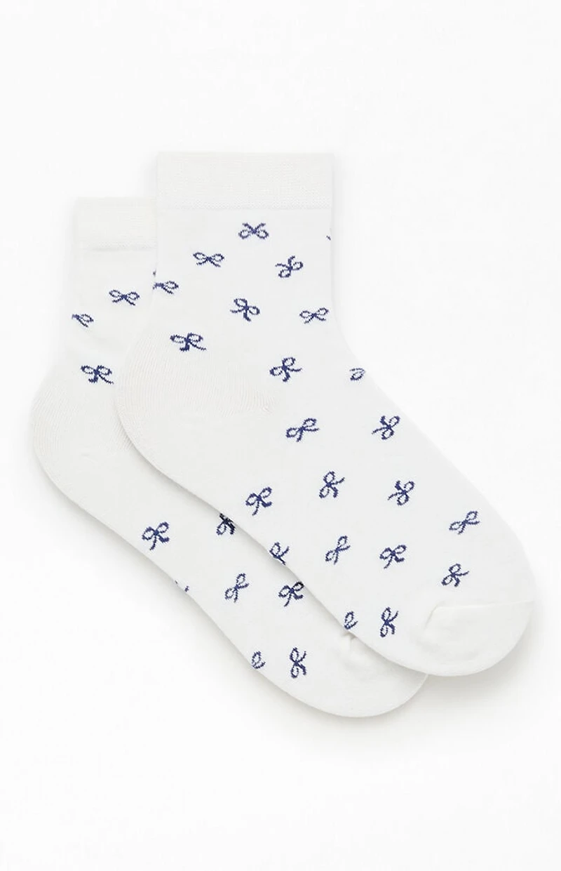 John Galt Bow Ankle Socks