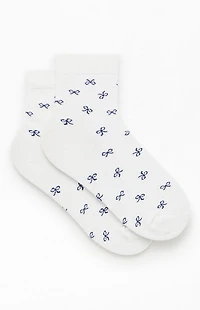 John Galt Bow Ankle Socks