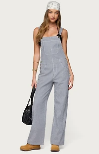 Edikted Tamsin Striped Overalls
