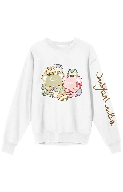 Sugar Cubs Family Group Shot Crew Neck Sweatshirt