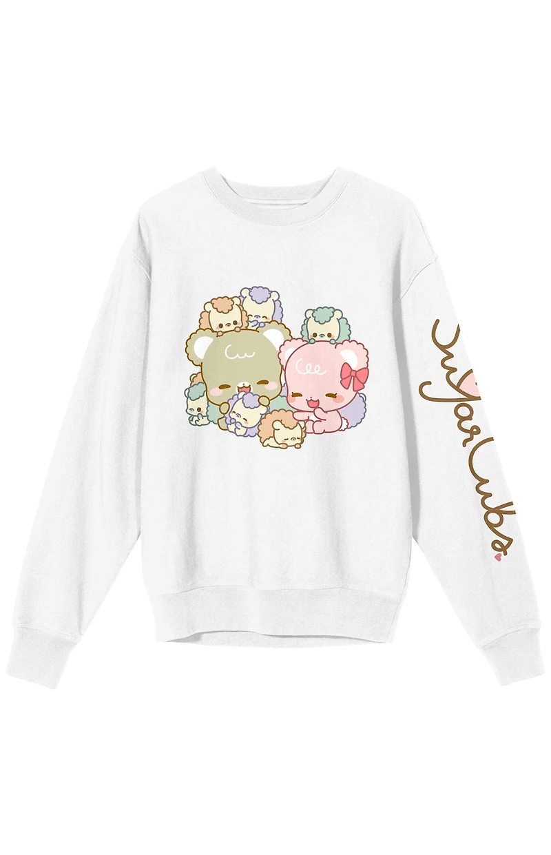 Sugar Cubs Family Group Shot Crew Neck Sweatshirt