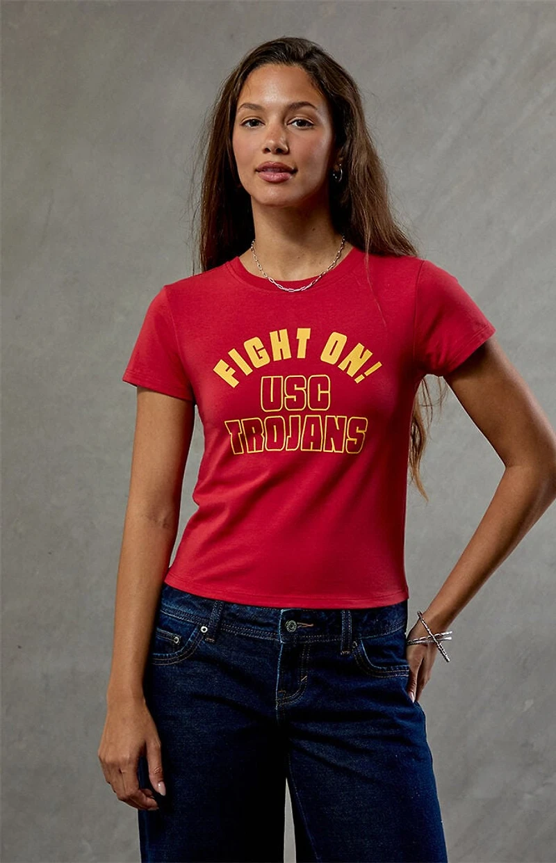 WILD COLLECTIVE USC Trojans Skimmer T-Shirt