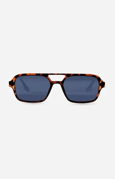 INDY Sunglasses Ice Cube Ocean Blue Polarized Aviator Sunglasses