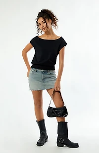 Est. PAC 1980 Sunday Off-The-Shoulder T-Shirt