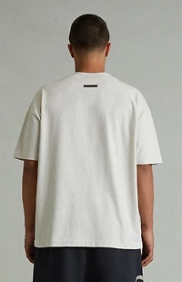 Fear of God ESSENTIALS Heather Oatmeal Classic Short Sleeve T-Shirt