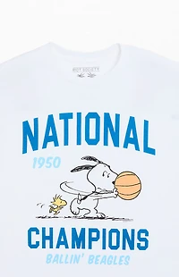 Riot Society Peanuts Basketball Champions T-Shirt