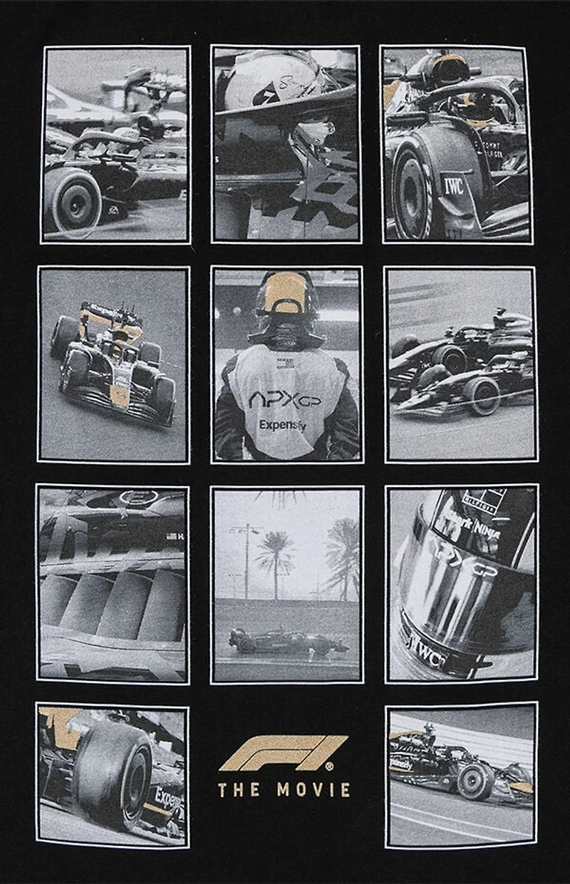 F1 The Movie Photo Collage T-Shirt