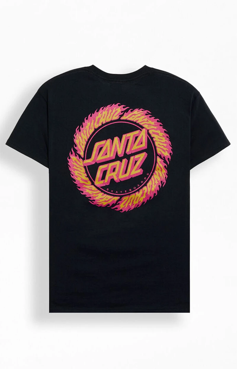 Santa Cruz Flame Ringed Dot T-Shirt