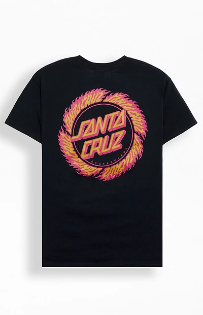 Santa Cruz Flame Ringed Dot T-Shirt