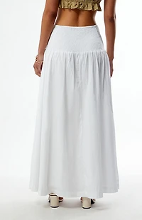 WEWOREWHAT Drop Waist Maxi Skirt