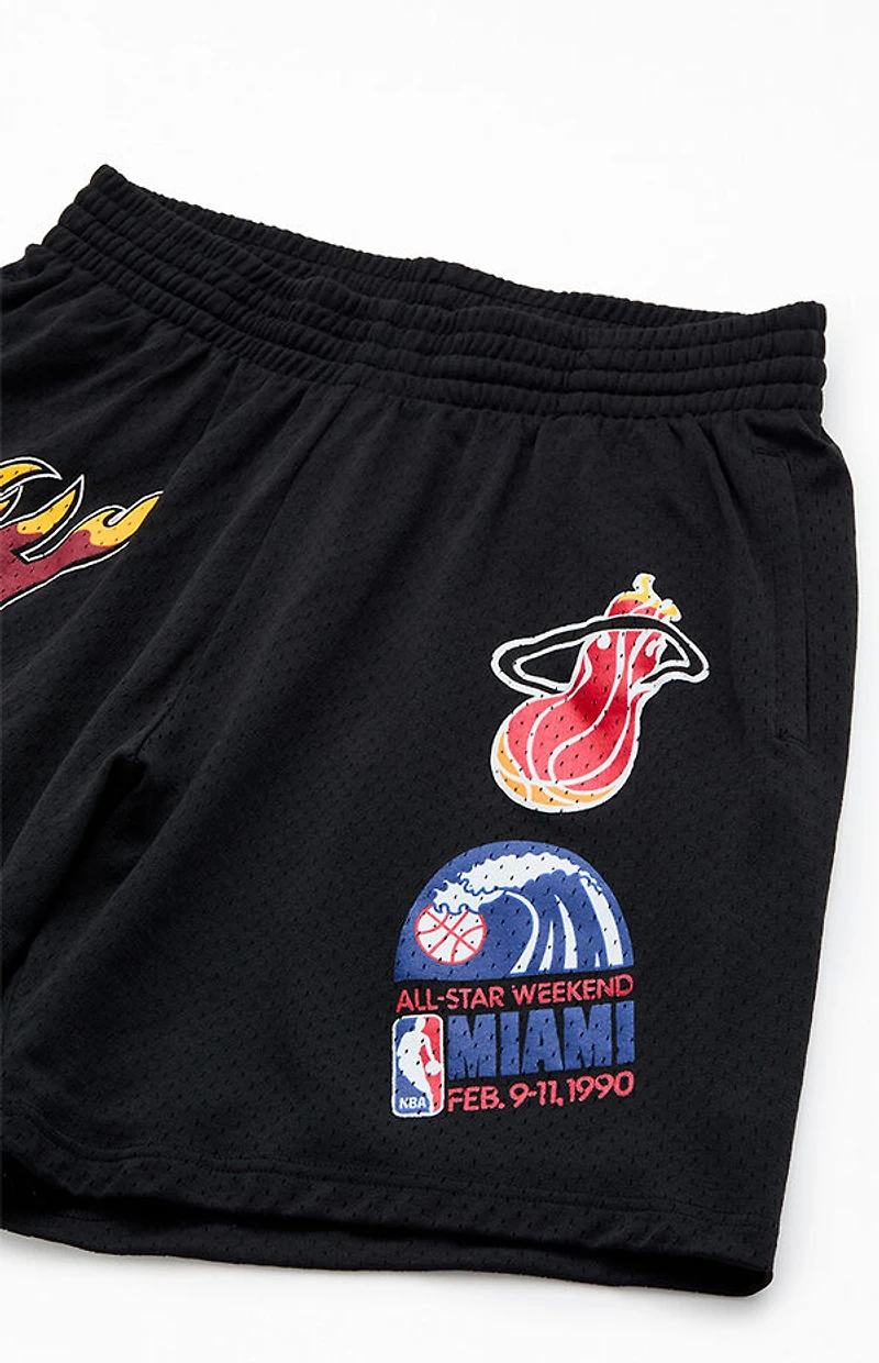 Mitchell & Ness NBA All-Star 1990 Miami Heat Basketball Shorts