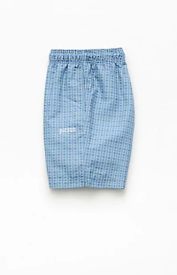 Pacsun Plaid Collegiate 6.5" Swim Trunks