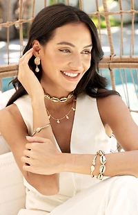 Ettika Nautilus Shell Charm Necklace