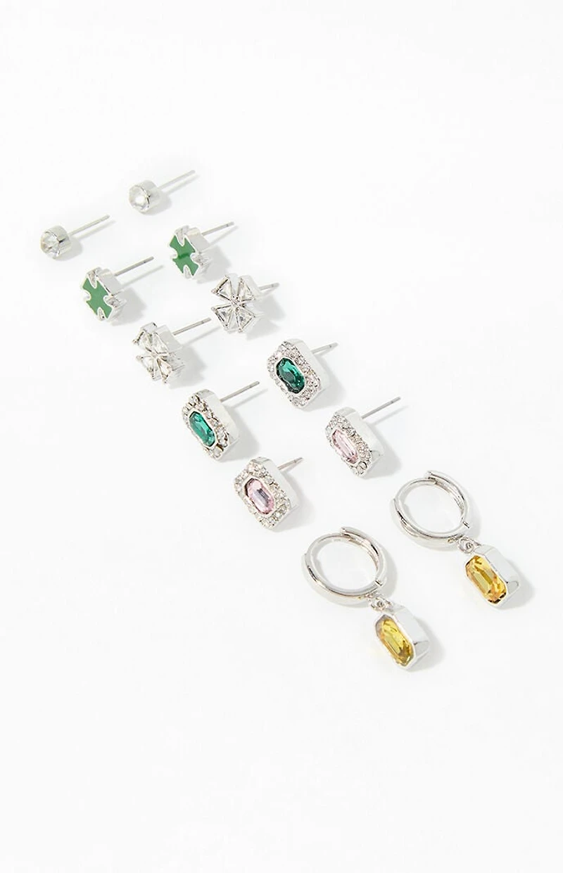 Pacsun 6 Pack Gemstone Earrings