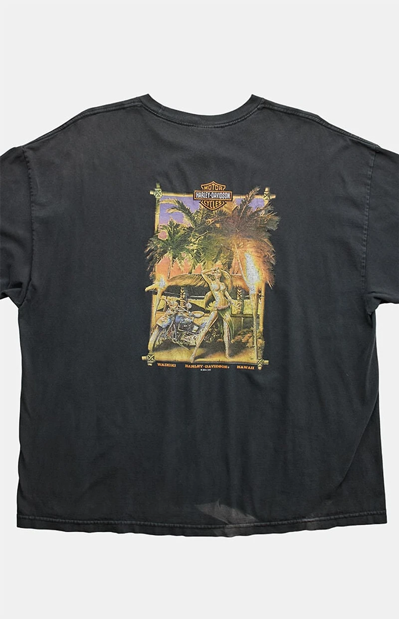 PS VINTAGE 2000s Black Harley Davidson  T-Shirt