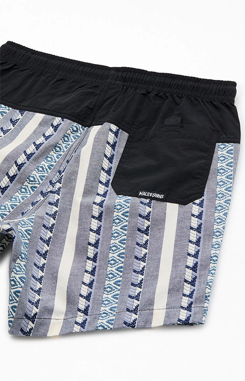 Maui & Sons Dobby Fin 6" Swim Trunks