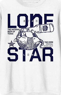 Lone Star Armadillo Drink Crew Neck Sweatshirt