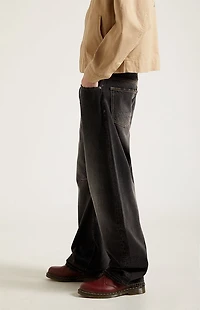 Pacsun Mason Baggy Barrel Jeans Dart Black