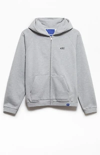 A.R.C. Heather Grey Heavyweight Standard Zip Hoodie