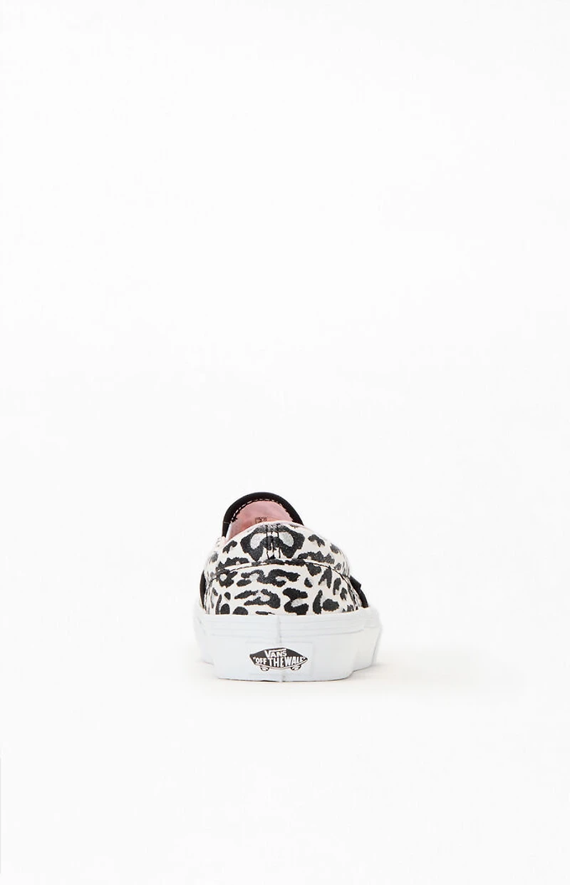Vans Kids Leopard Classic Slip On Shoes