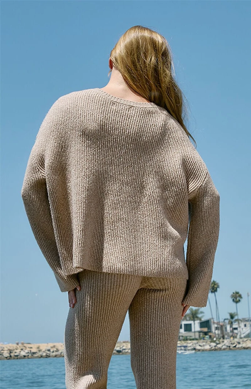 ANNAXPACSUN Whimsy Crew Neck Oversized Sweater
