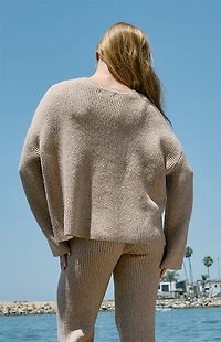ANNAXPACSUN Whimsy Crew Neck Oversized Sweater