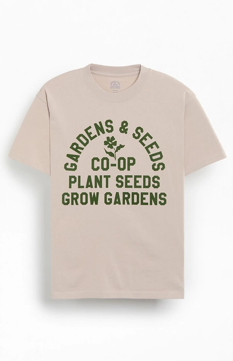 GARDENS & SEEDS Co-Op Statement T-Shirt