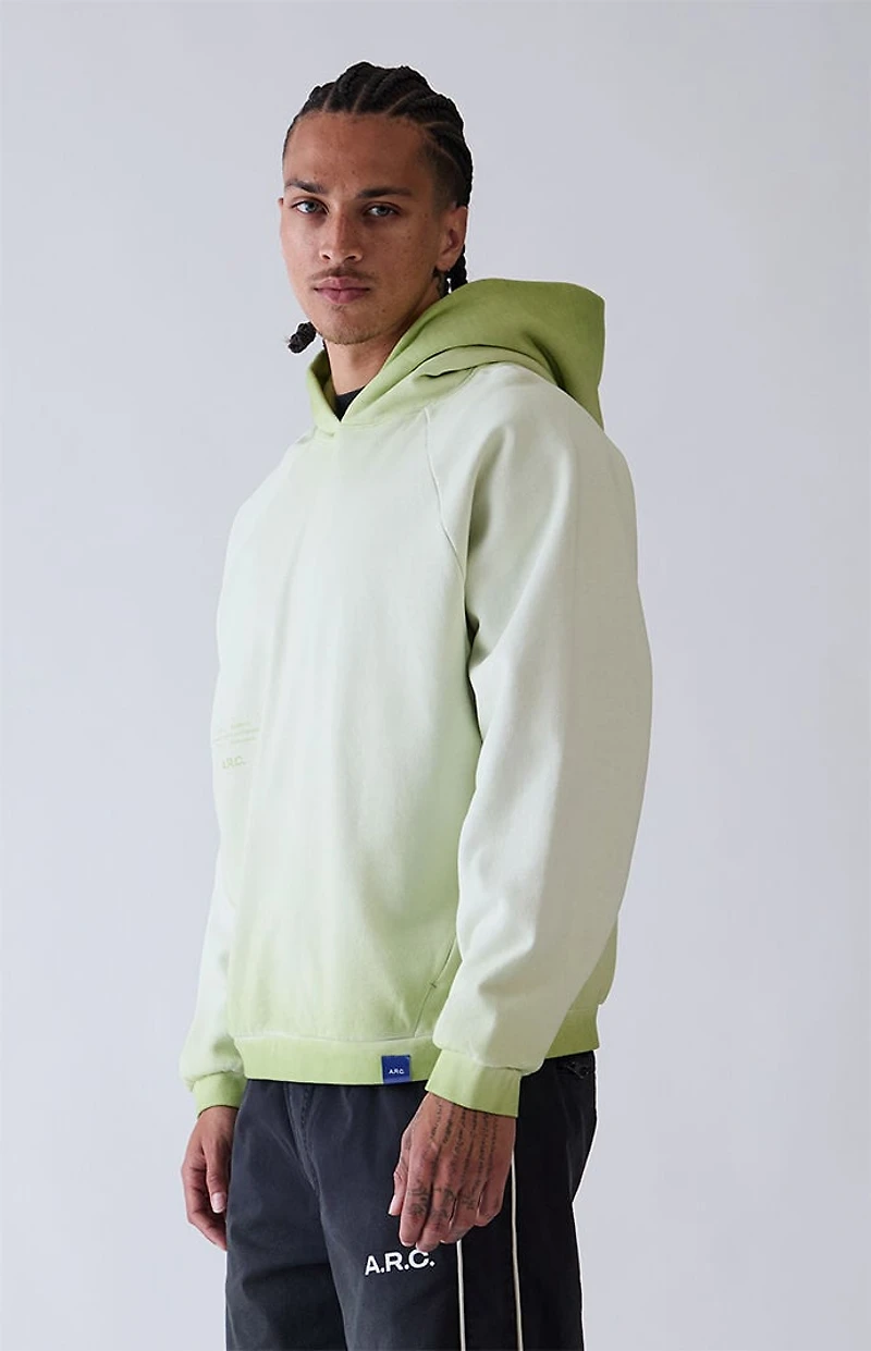 A.R.C. Green Raglan Vintage Wash Heavyweight Hoodie