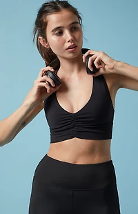 PAC 1980 Active Black A Cinch Sports Bra