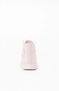 Converse Kids Light Pink Chuck Taylor All Star Monochrome High Top Shoes