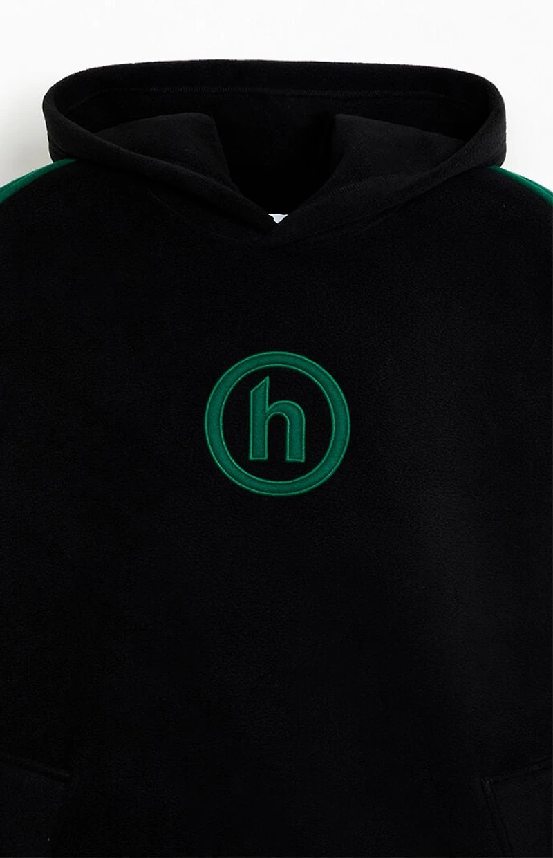 Hidden NY Black & Green Polar Fleece Hoodie