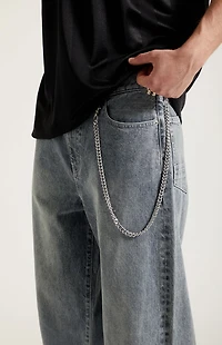 Pacsun Blake Extreme Baggy Jeans Chain Washed Gray