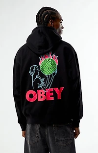 Obey World Flames Hoodie