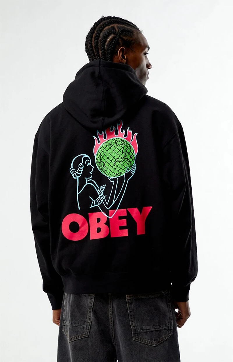 Obey World Flames Hoodie