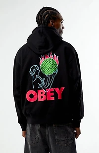 Obey World Flames Hoodie