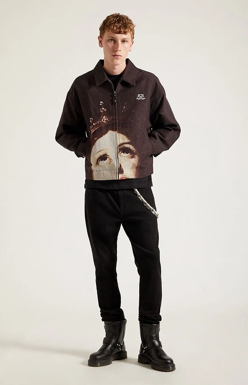 Pacsun Bryce Stacked Skinny Jeans Stretch Black