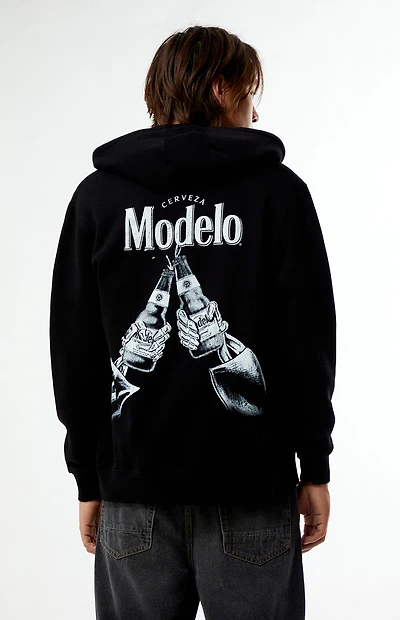 Modelo Salud Full Zip Dia De Los Muertos Hoodie