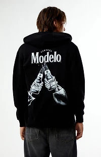Modelo Salud Full Zip Dia De Los Muertos Hoodie