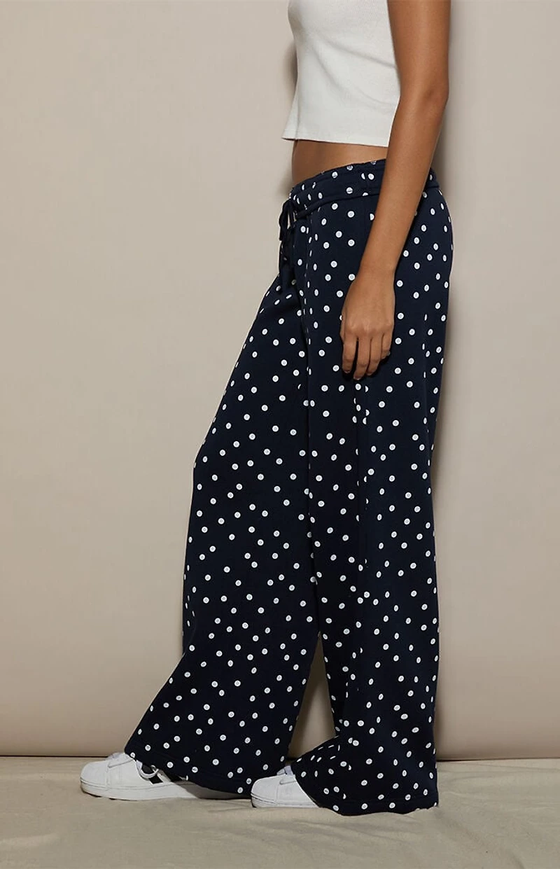 LA Hearts Polka dot Baggy Sweatpants