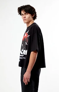 Pacsun Broken Hearted Cropped Boxy T-Shirt