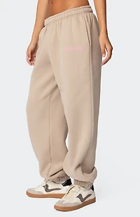 Edikted Sasha Bow Detail Sweatpants