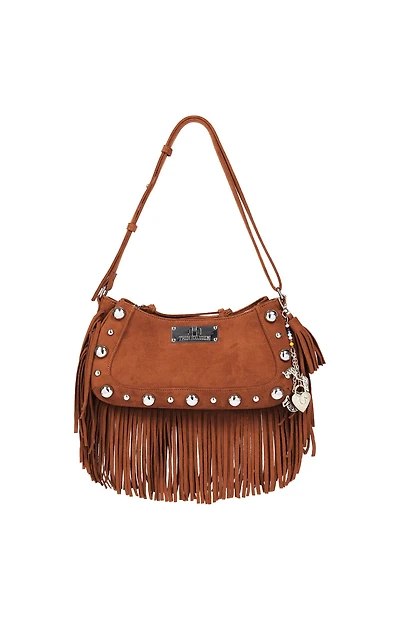 True Religion Vintage Dangle Fringe Hobo Bag