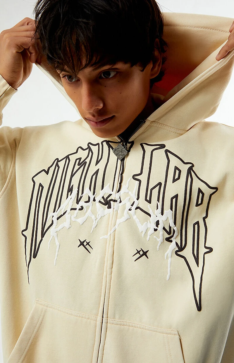 Nightlab Cream London Full Zip Hoodie