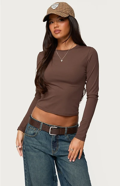 Edikted Tay Long Sleeve Top