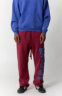 Pacsun Ghost Applique Washed Baggy Sweatpants