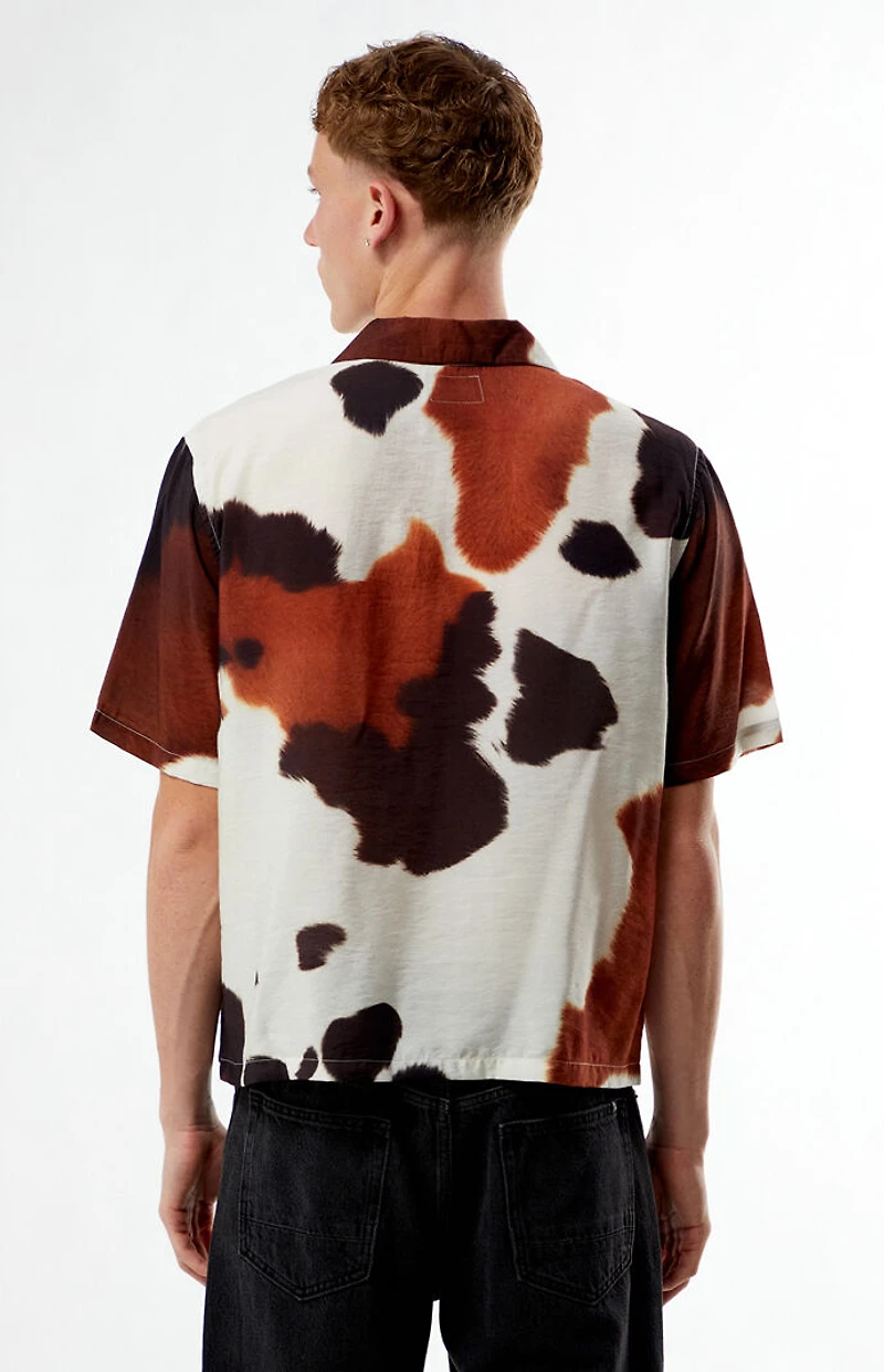Pacsun Cowhide Oversized Camp Shirt