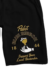 Pabst Blue Ribbon Support Lounge Sweat Shorts
