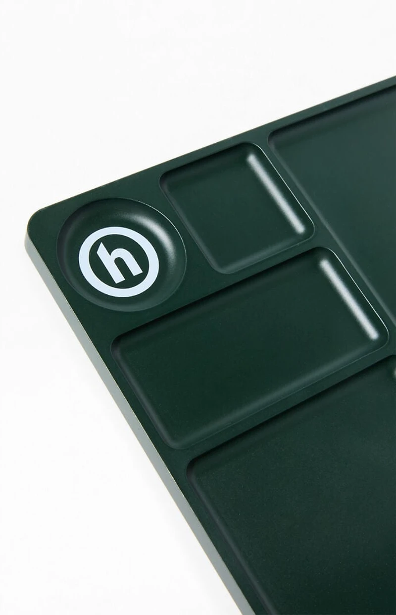 Hidden NY Dark Green Square Tray